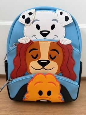 🐾 NWT Loungefly Disney Parks Rolly Ladie Pluto A Walk in the Park Mini Backpack